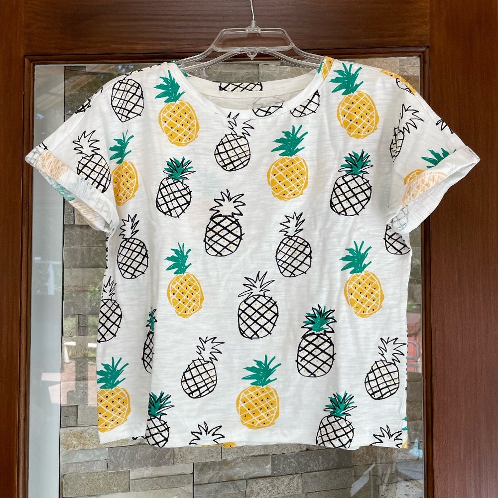 White Pineapple Shirt